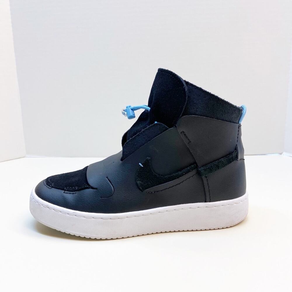The Nike Vandalised in Black/Black-Light Blue Sneakers - Picture 2 of 10